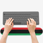 Pan African Flag Keyboard Wrist Rest Pad - Conscious Apparel Store
