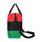 Pan African Flag Large Capacity Duffle Bag - Conscious Apparel Store