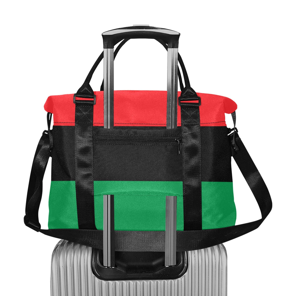 Pan African Flag Large Capacity Duffle Bag - Conscious Apparel Store