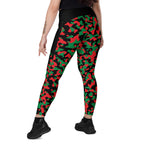 Pan African Flag Leggings with pockets - Conscious Apparel Store