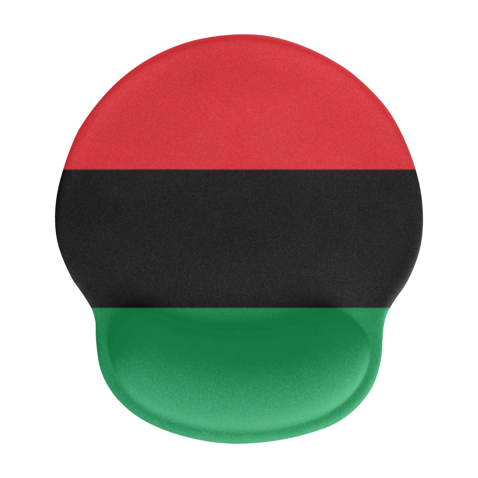 Pan African Flag Mouse Pad with Wrist Rest Support - Conscious Apparel Store