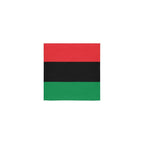 Pan African Flag Square Towel 13“x13” - Conscious Apparel Store