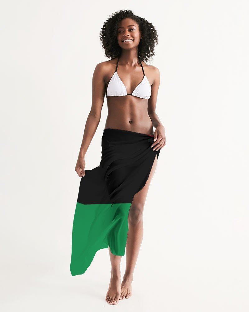 Pan African Flag Swim Cover Up - Conscious Apparel Store