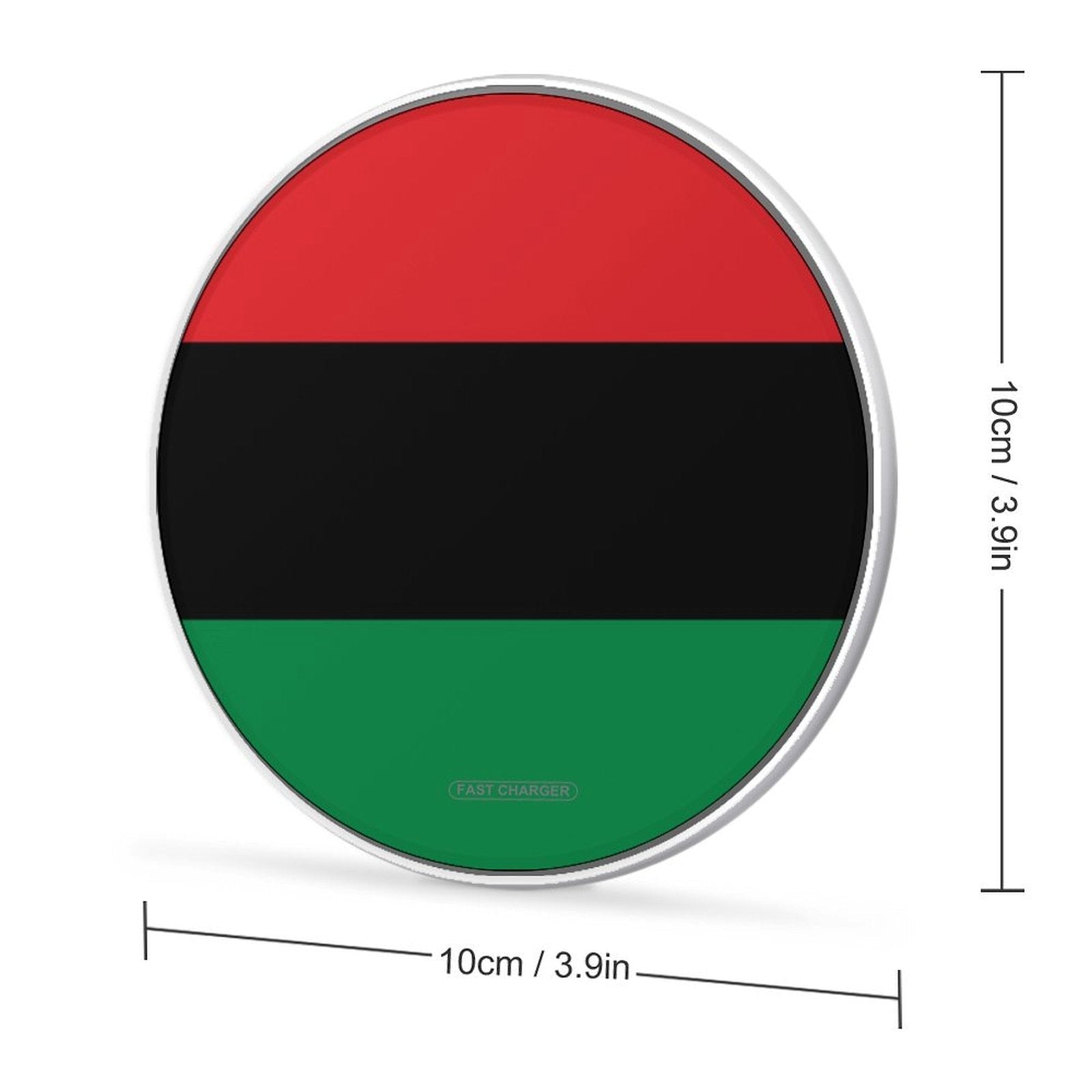 Pan African Flag Wireless Charging Pad - Conscious Apparel Store
