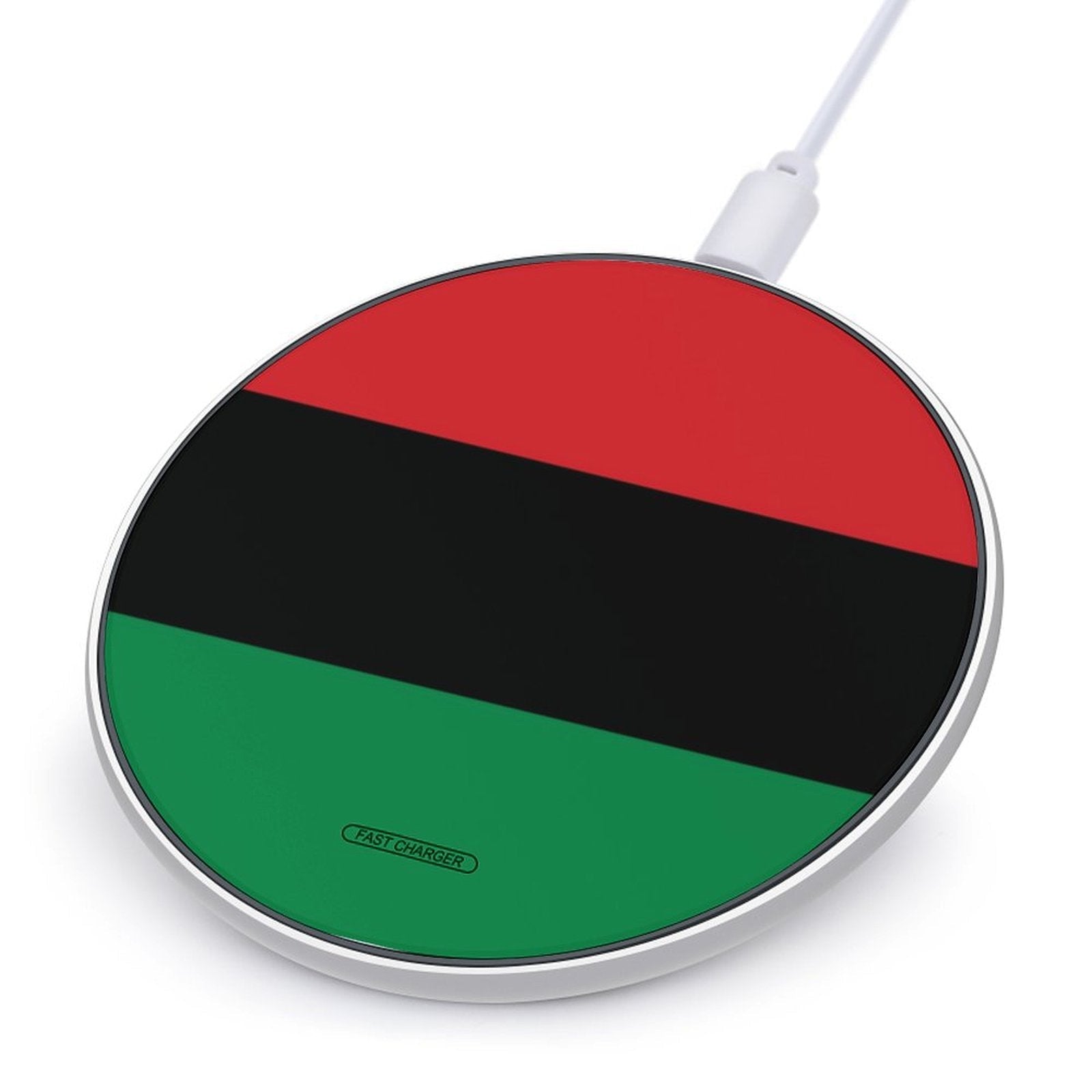Pan African Flag Wireless Charging Pad - Conscious Apparel Store