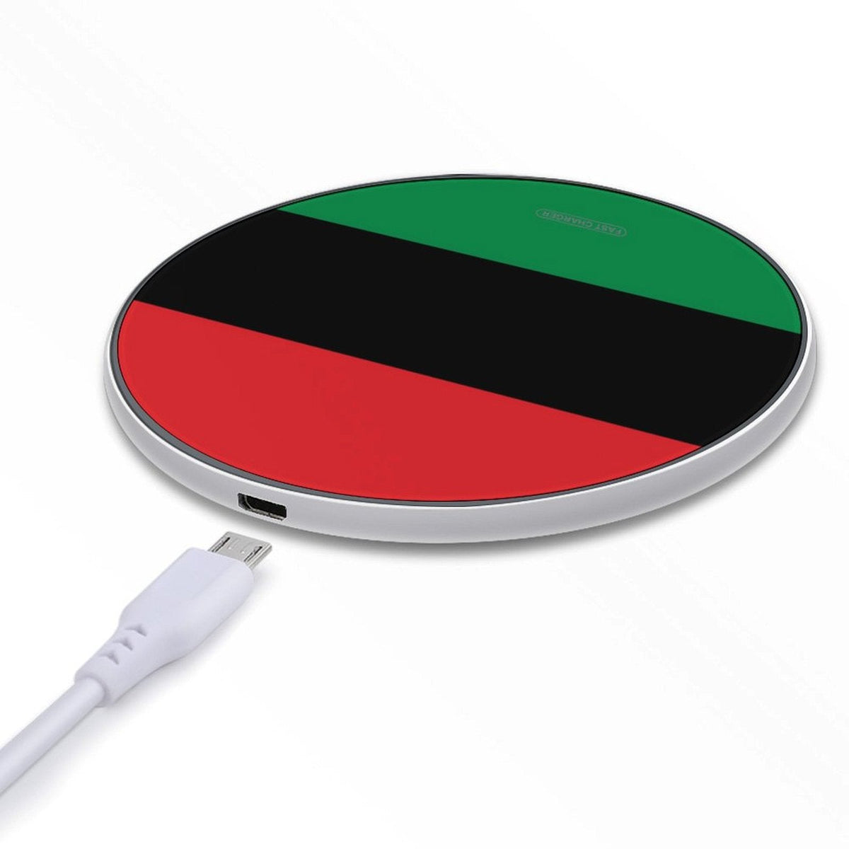 Pan African Flag Wireless Charging Pad - Conscious Apparel Store