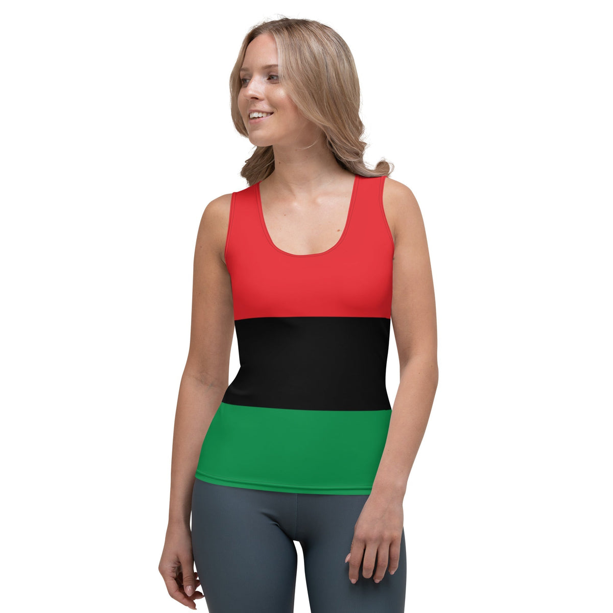 Pan African Flag Women's Tank Top - Conscious Apparel Store