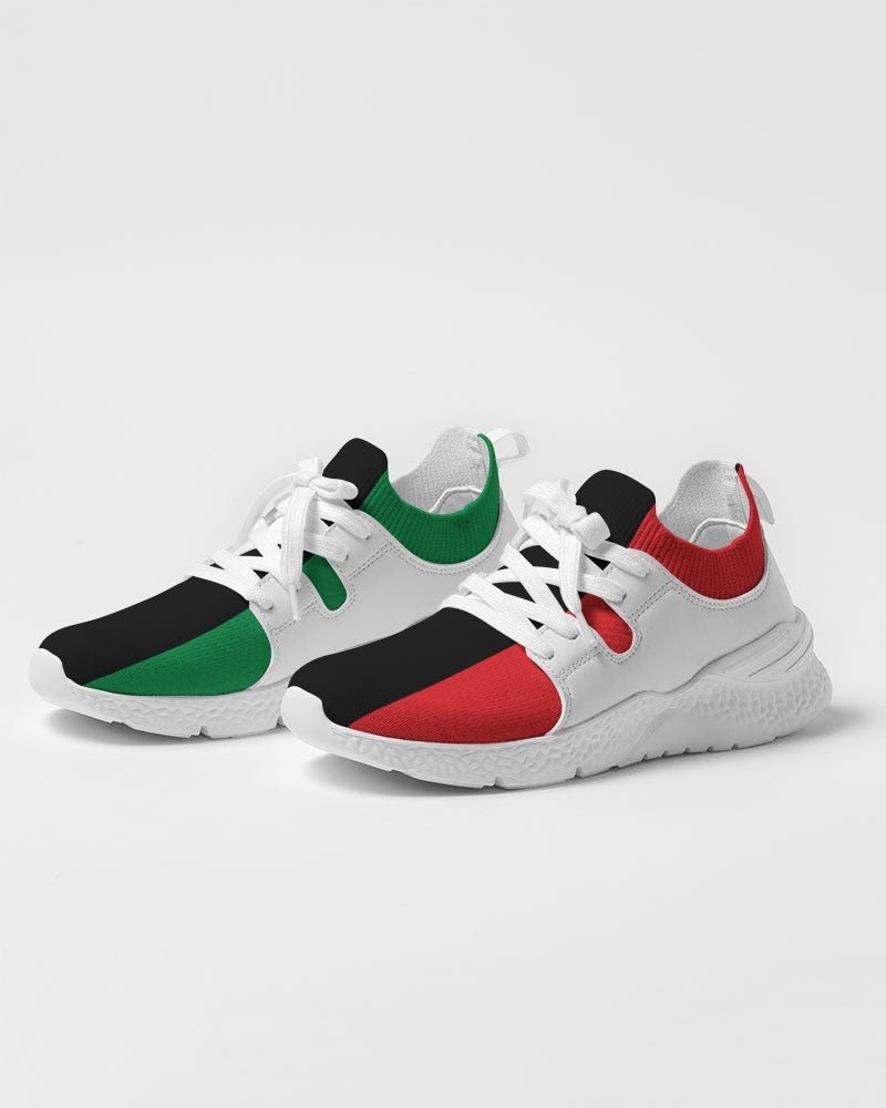 Pan African Flag Women's Two-Tone Sneaker - Conscious Apparel Store