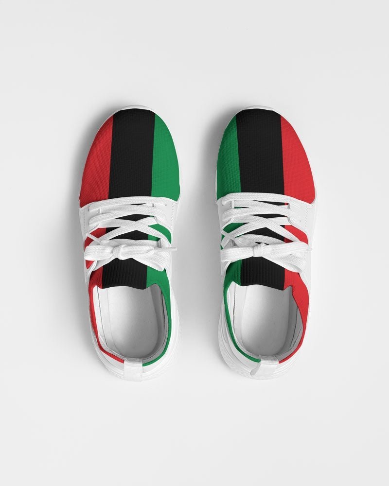 Pan African Flag Women's Two-Tone Sneaker - Conscious Apparel Store
