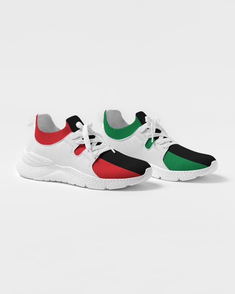 Pan African Flag Women's Two-Tone Sneaker - Conscious Apparel Store