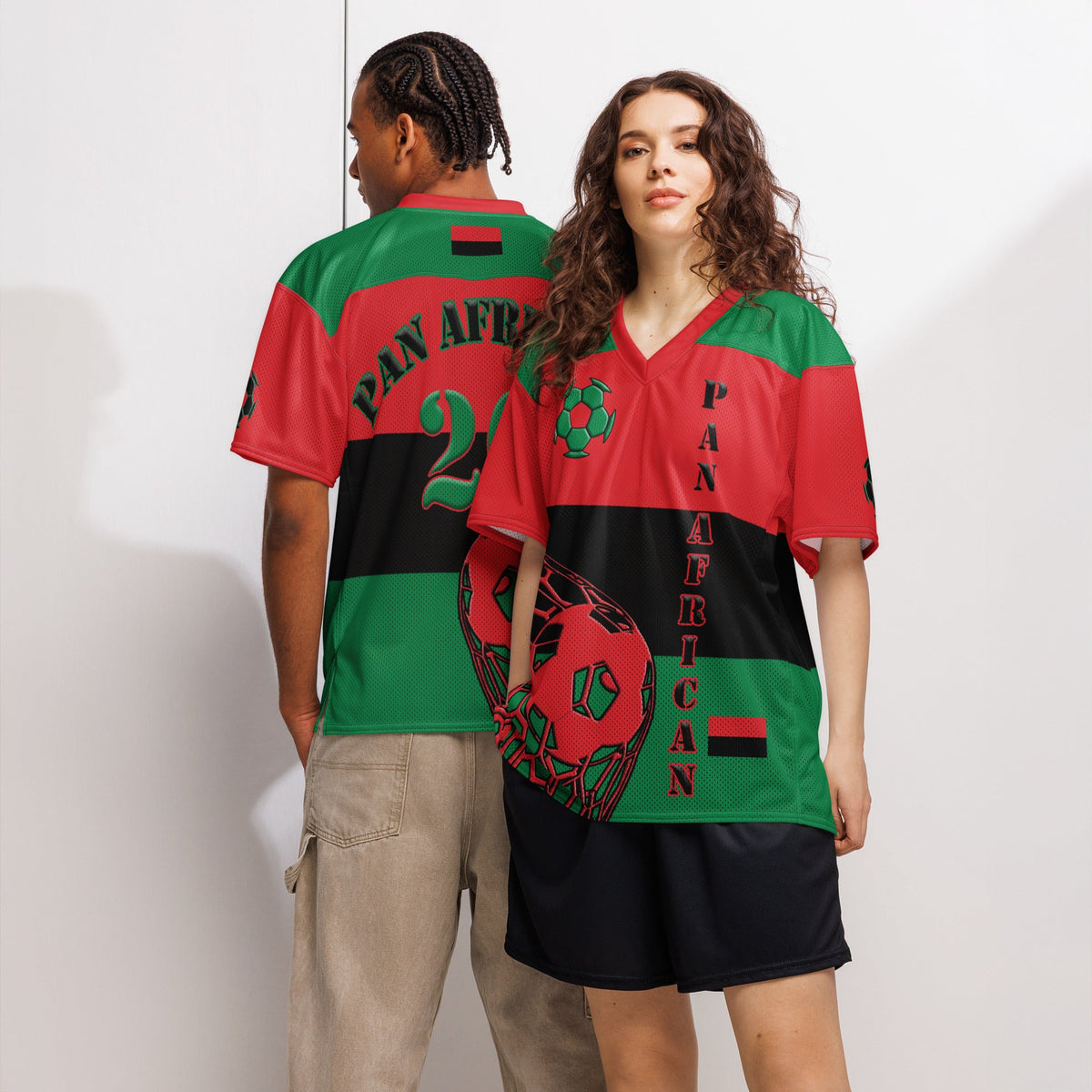 Pan African Football Sport Jersey - Conscious Apparel Store