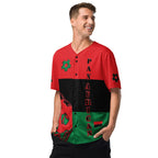 Pan African Football Themed Button-Down Sport Jersey - Conscious Apparel Store