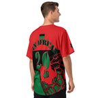 Pan African Football Themed Button-Down Sport Jersey - Conscious Apparel Store