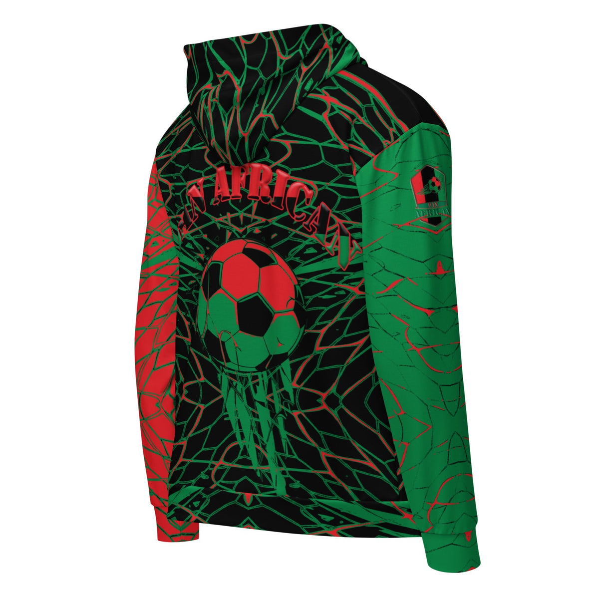 Pan African Football Unisex zip hoodie - Conscious Apparel Store