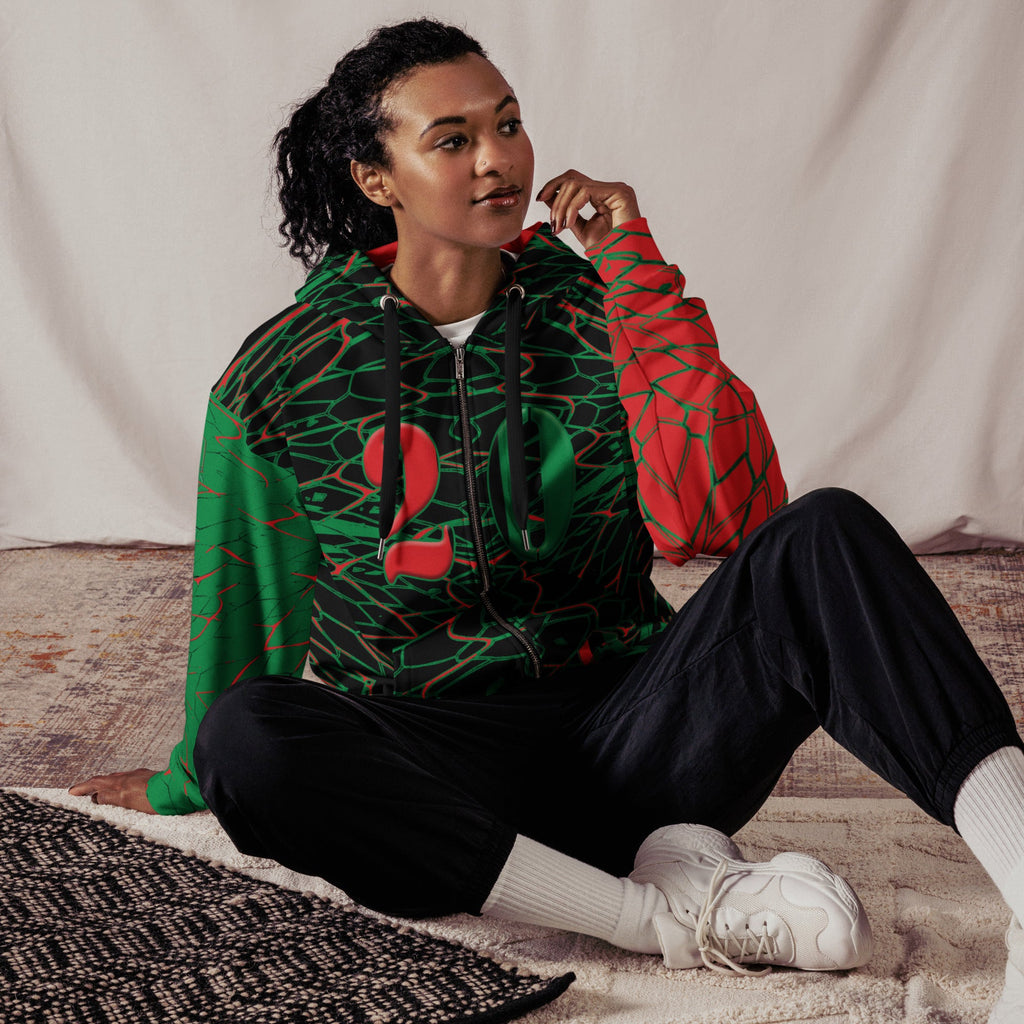 Pan African Football Unisex zip hoodie - Conscious Apparel Store