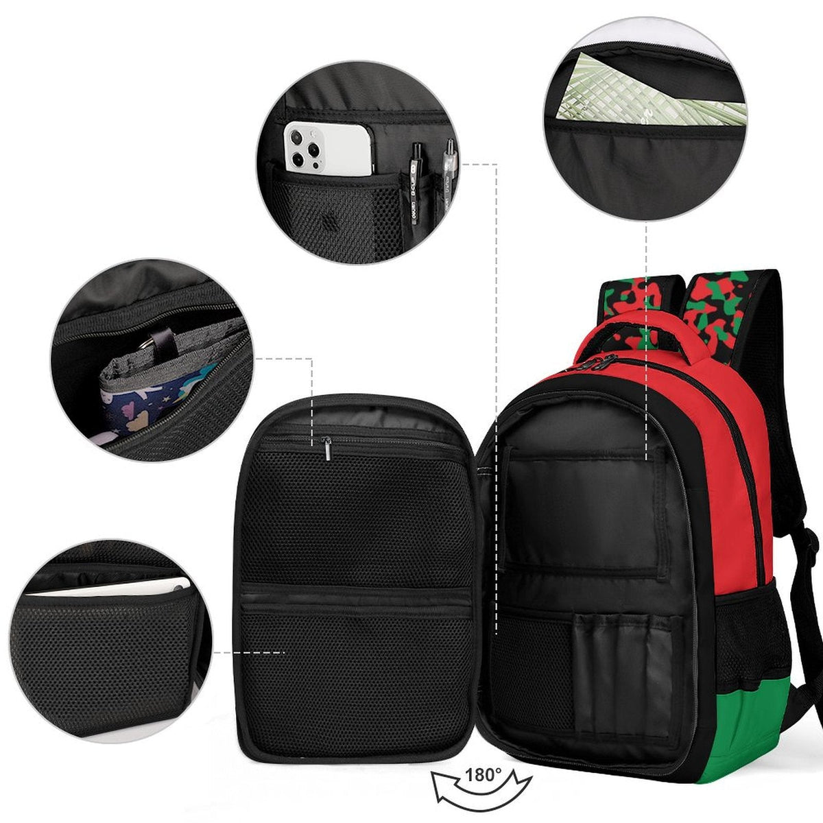 Pan African Girl Casual Backpack - Conscious Apparel Store