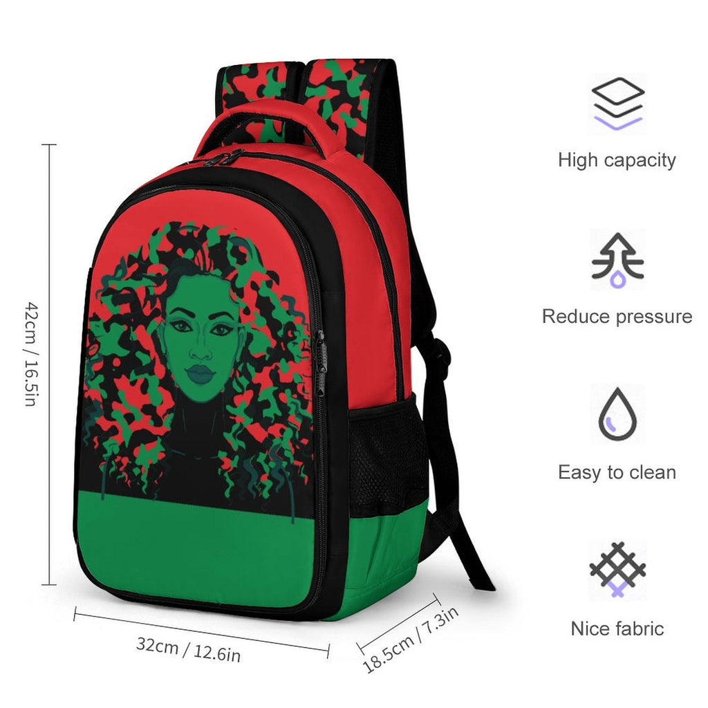 Pan African Girl Casual Backpack - Conscious Apparel Store
