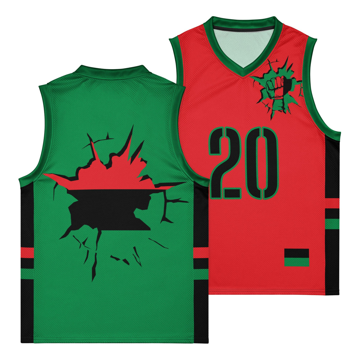 Pan African Premium Sport Jersey Tank Top - Conscious Apparel Store