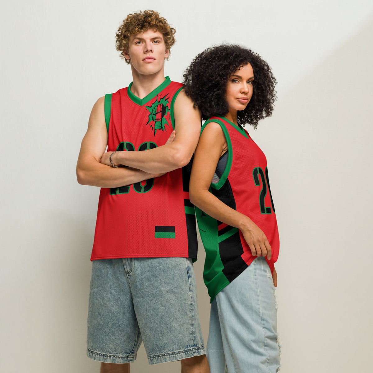 Pan African Premium Sport Jersey Tank Top - Conscious Apparel Store