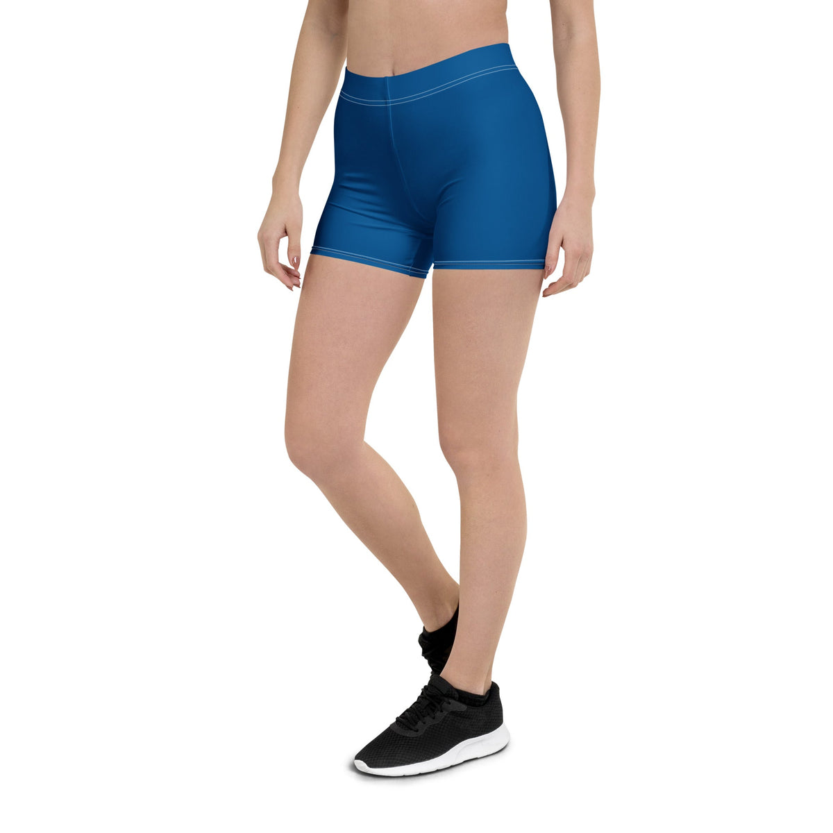 Panama Blue Leggings Shorts - Conscious Apparel Store