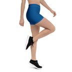 Panama Blue Leggings Shorts - Conscious Apparel Store