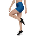 Panama Blue Leggings Shorts - Conscious Apparel Store