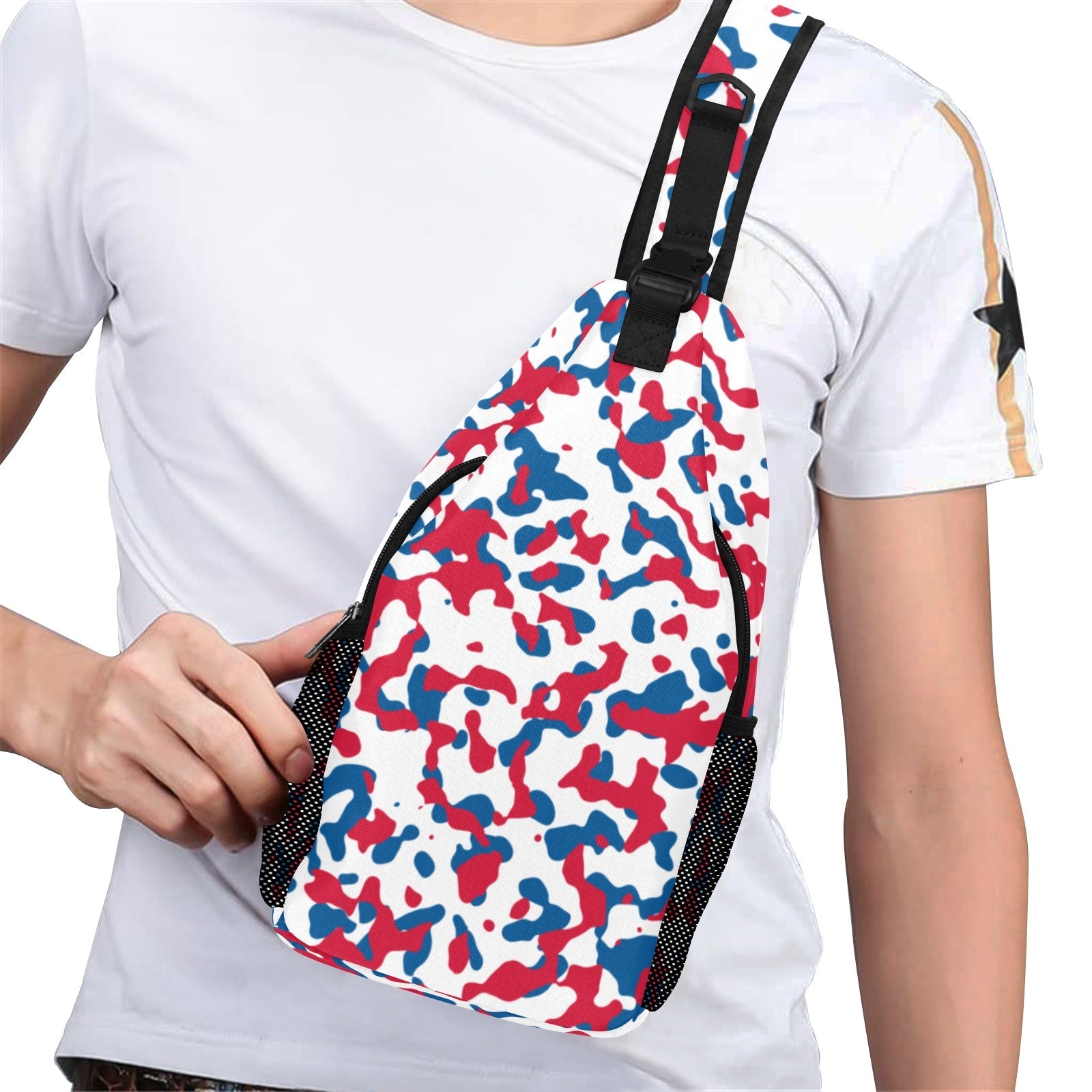 Panama Flag Camo Casual Chest Bag - Conscious Apparel Store