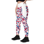 Panama Flag Camo Leggings with pockets - Conscious Apparel Store
