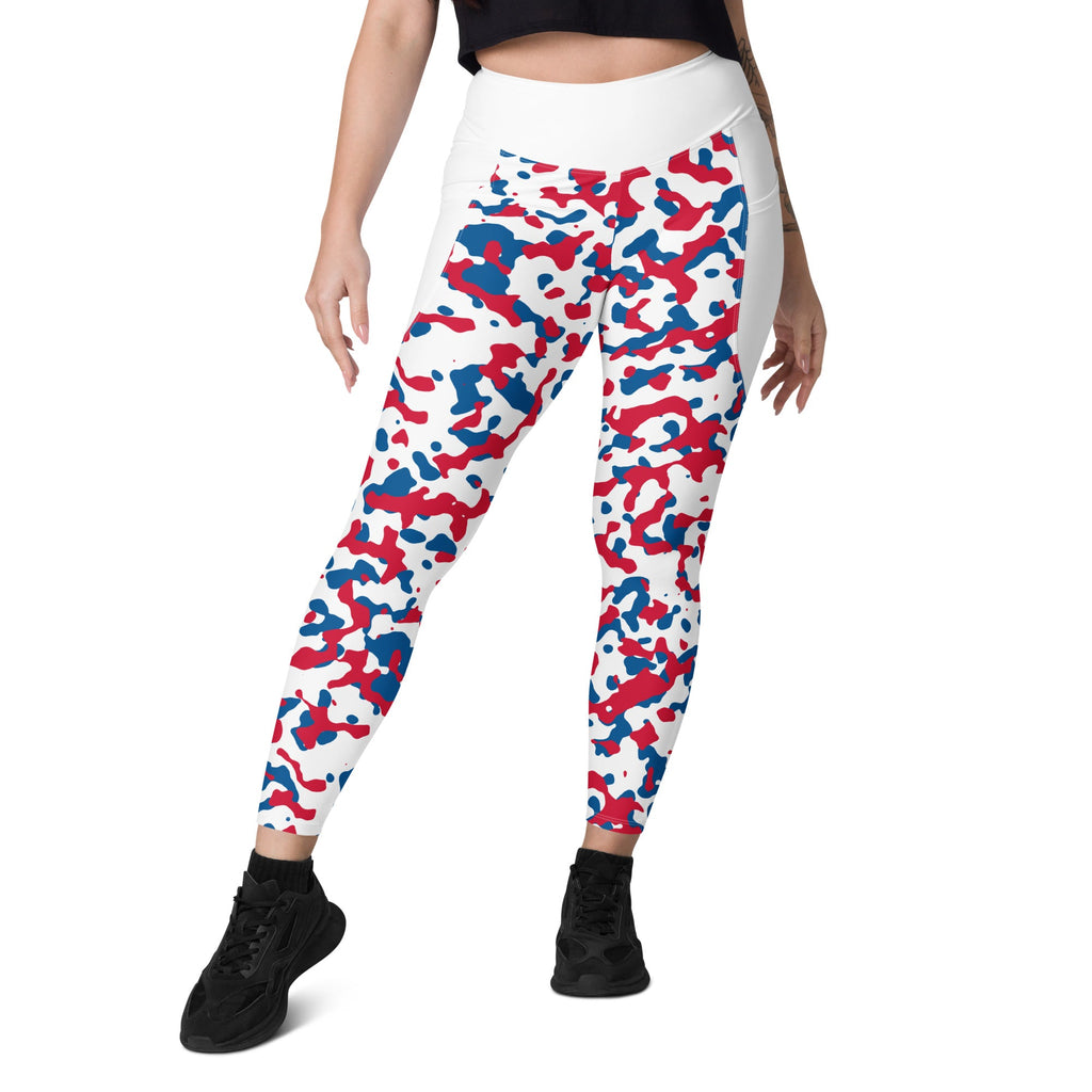 Panama Flag Camo Leggings with pockets - Conscious Apparel Store