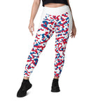 Panama Flag Camo Leggings with pockets - Conscious Apparel Store