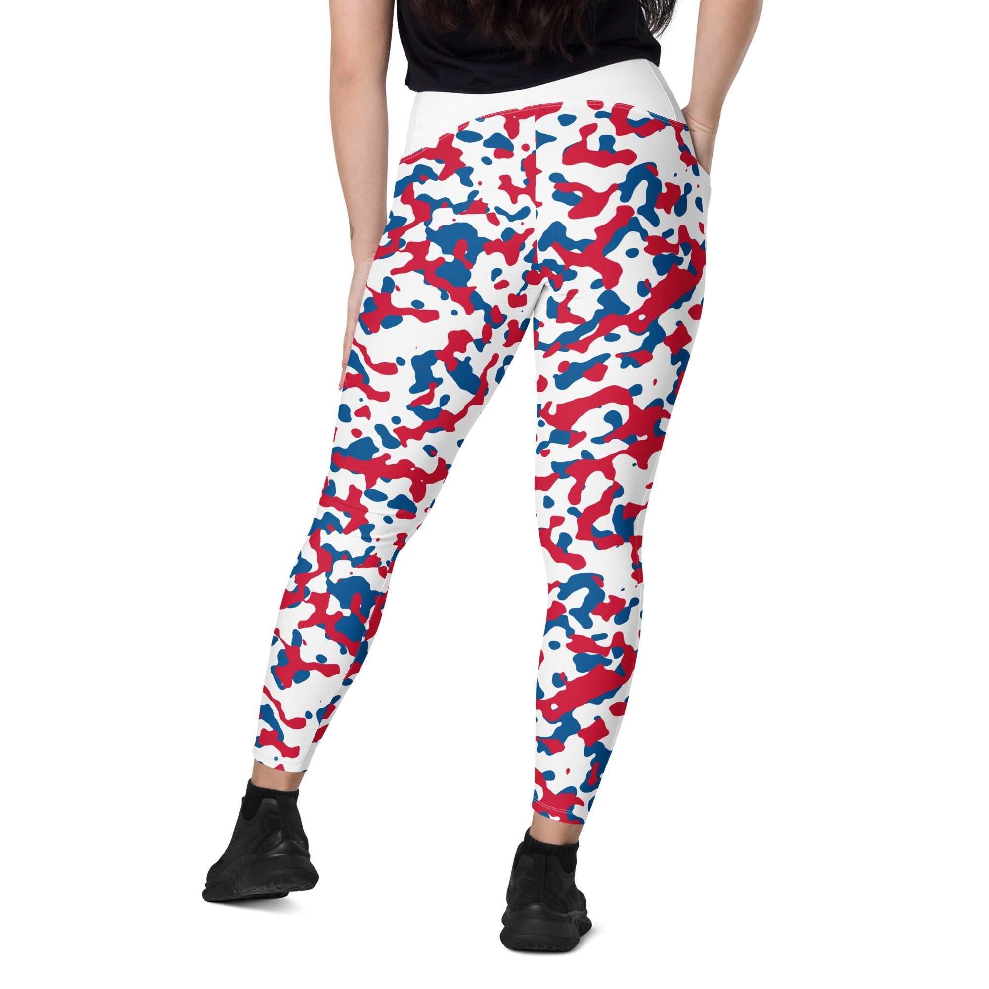 Panama Flag Camo Leggings with pockets - Conscious Apparel Store