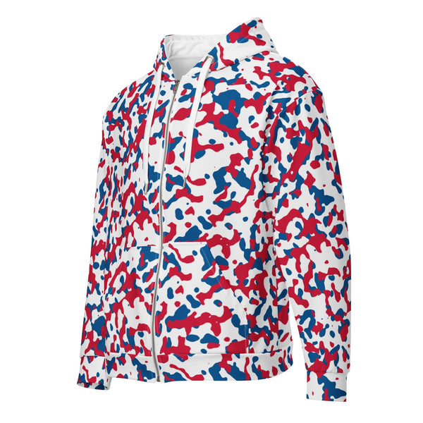 Panama Flag Camo Unisex zip hoodie - Conscious Apparel Store