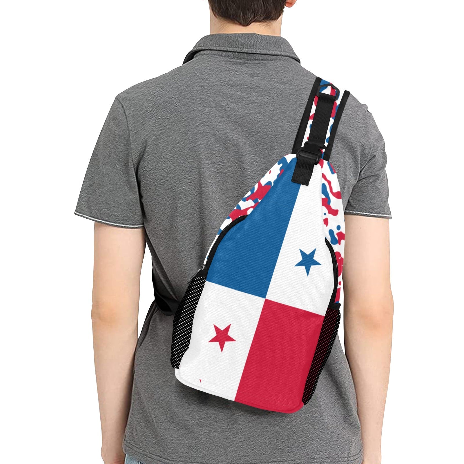 Panama Flag Casual Chest Bag - Conscious Apparel Store