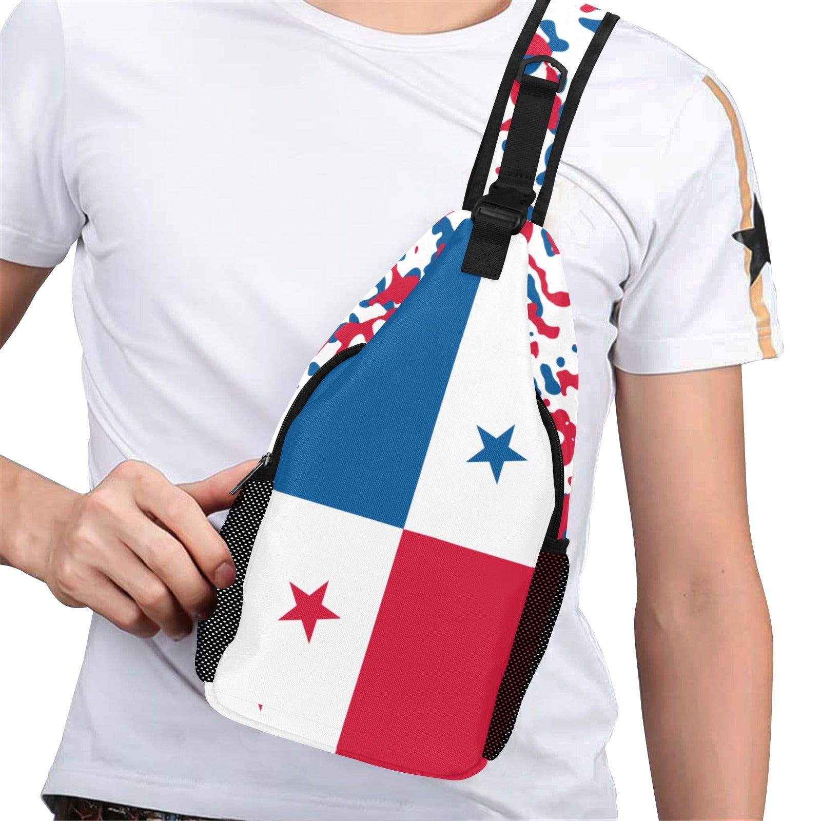 Panama Flag Casual Chest Bag - Conscious Apparel Store