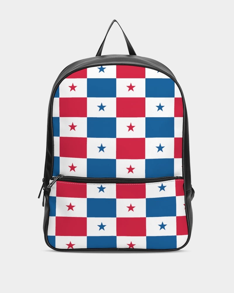 Panama Flag Classic Faux Leather Backpack - Conscious Apparel Store