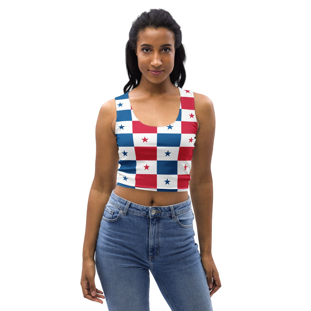 Panama Flag Crop Top - Conscious Apparel Store