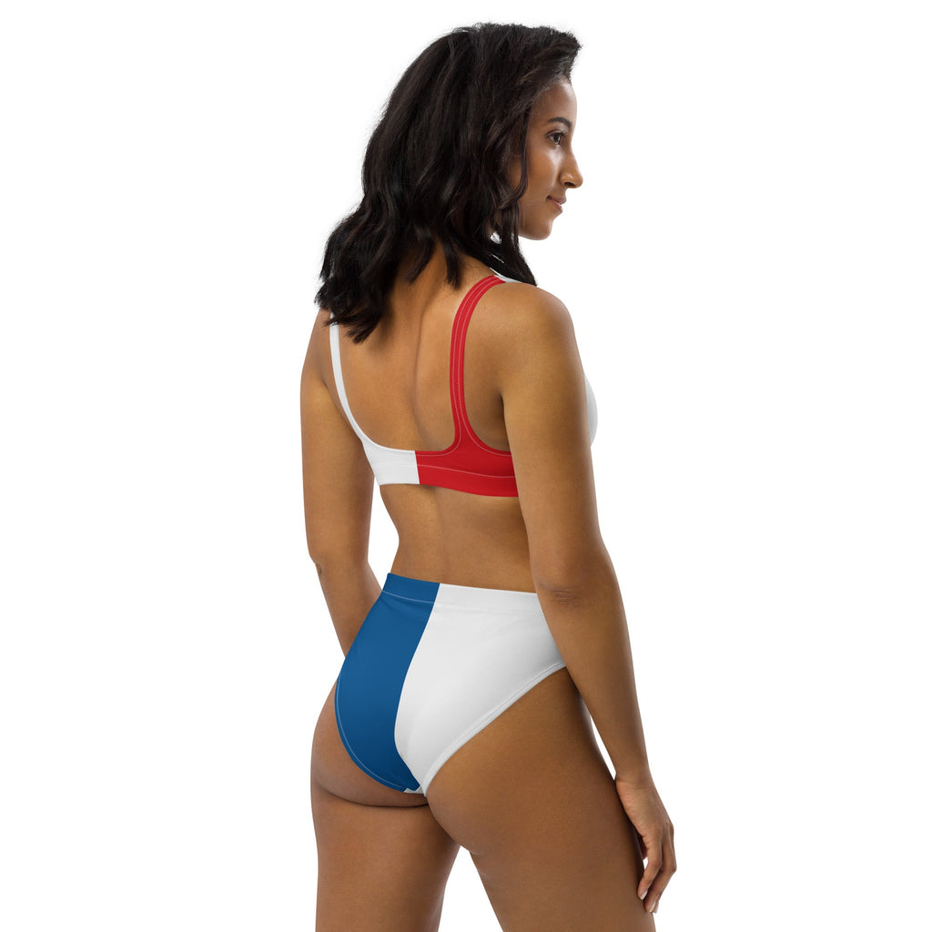 Panama Flag High-waisted bikini - Conscious Apparel Store