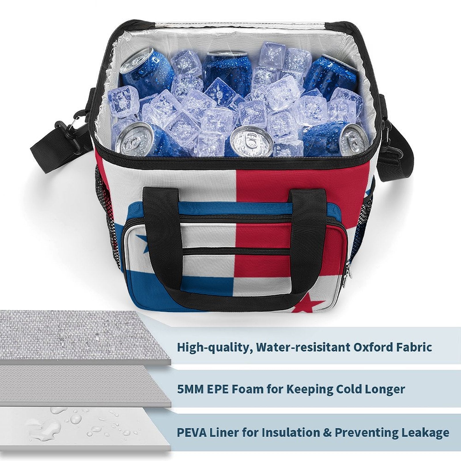 Panama Flag Insulated Cooler Bag - Conscious Apparel Store