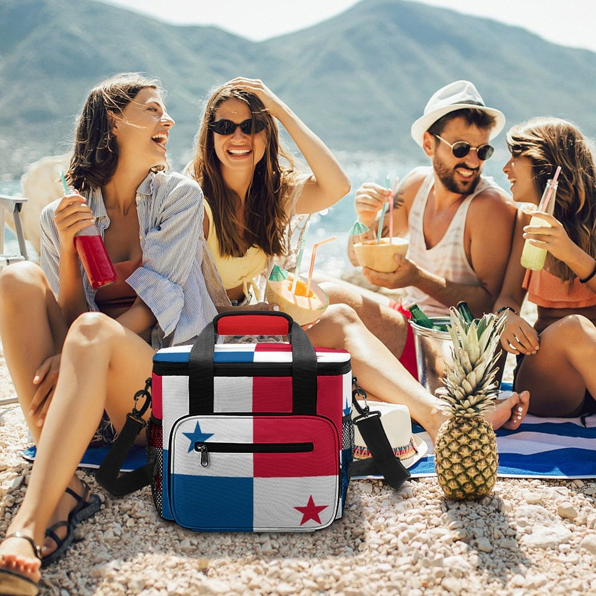 Panama Flag Insulated Cooler Bag - Conscious Apparel Store