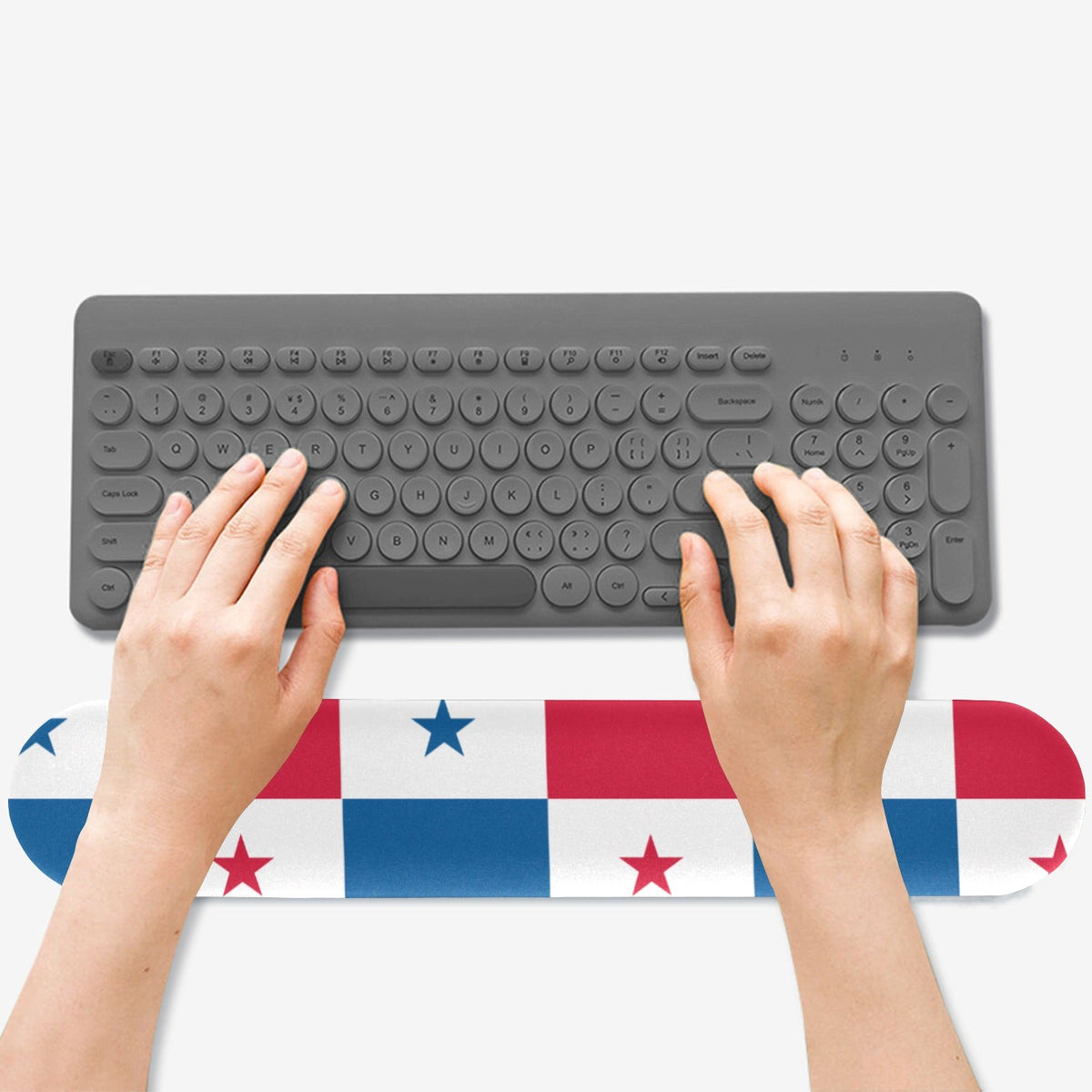 Panama Flag Keyboard Wrist Rest Pad - Conscious Apparel Store