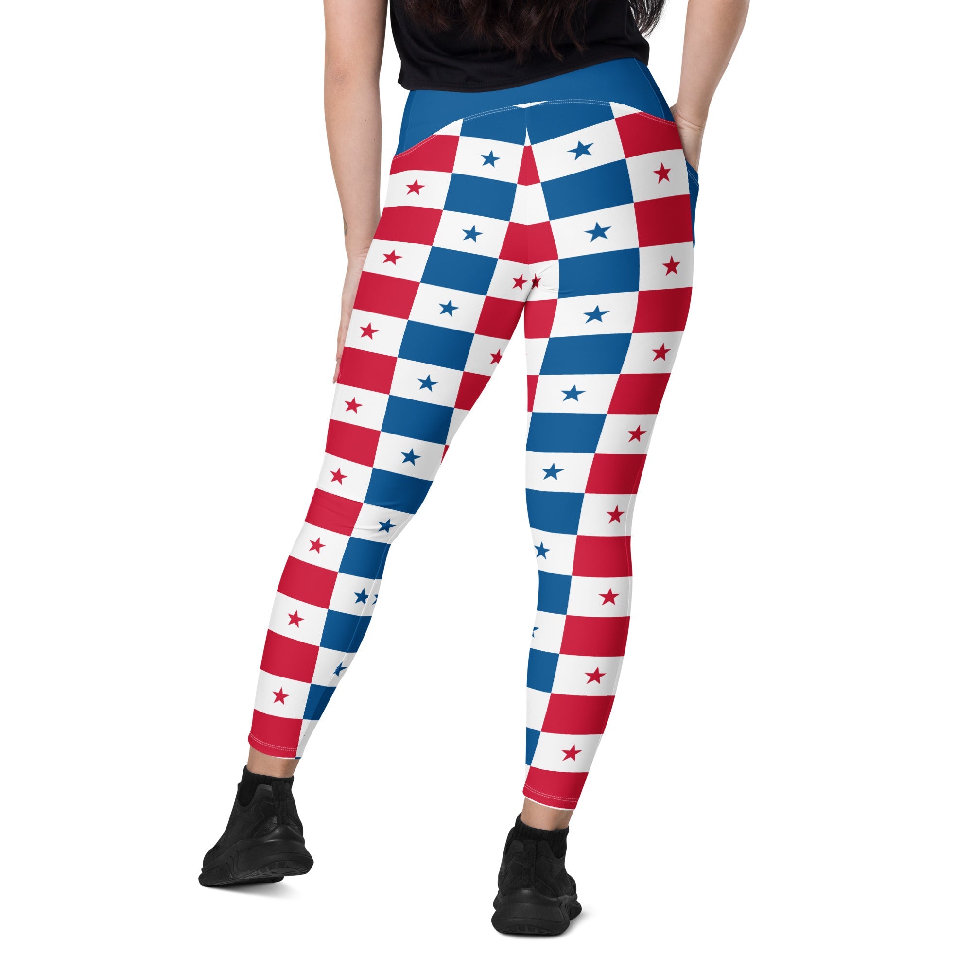 Panama Flag Leggings with pockets - Conscious Apparel Store