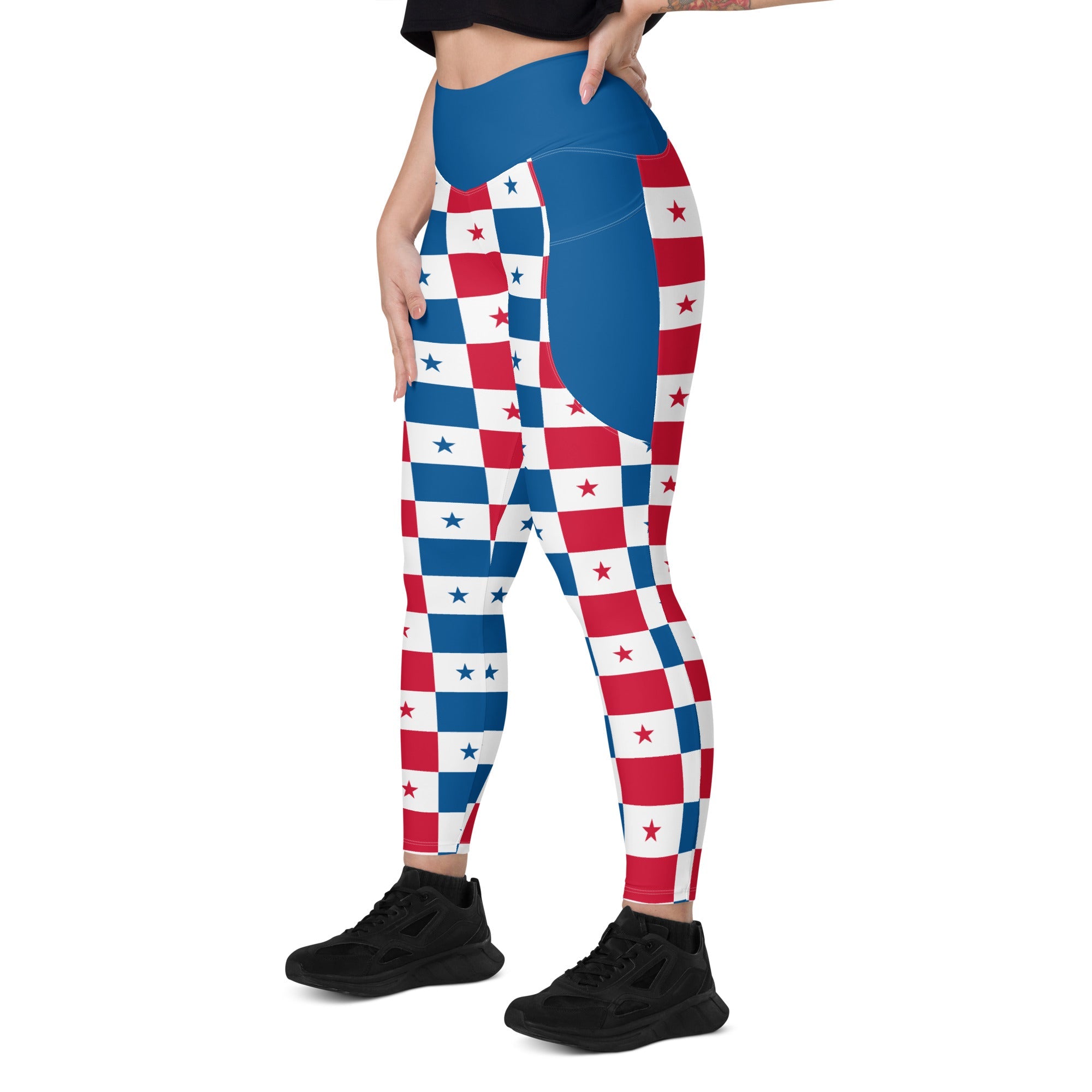 Panama Flag Leggings with pockets - Conscious Apparel Store
