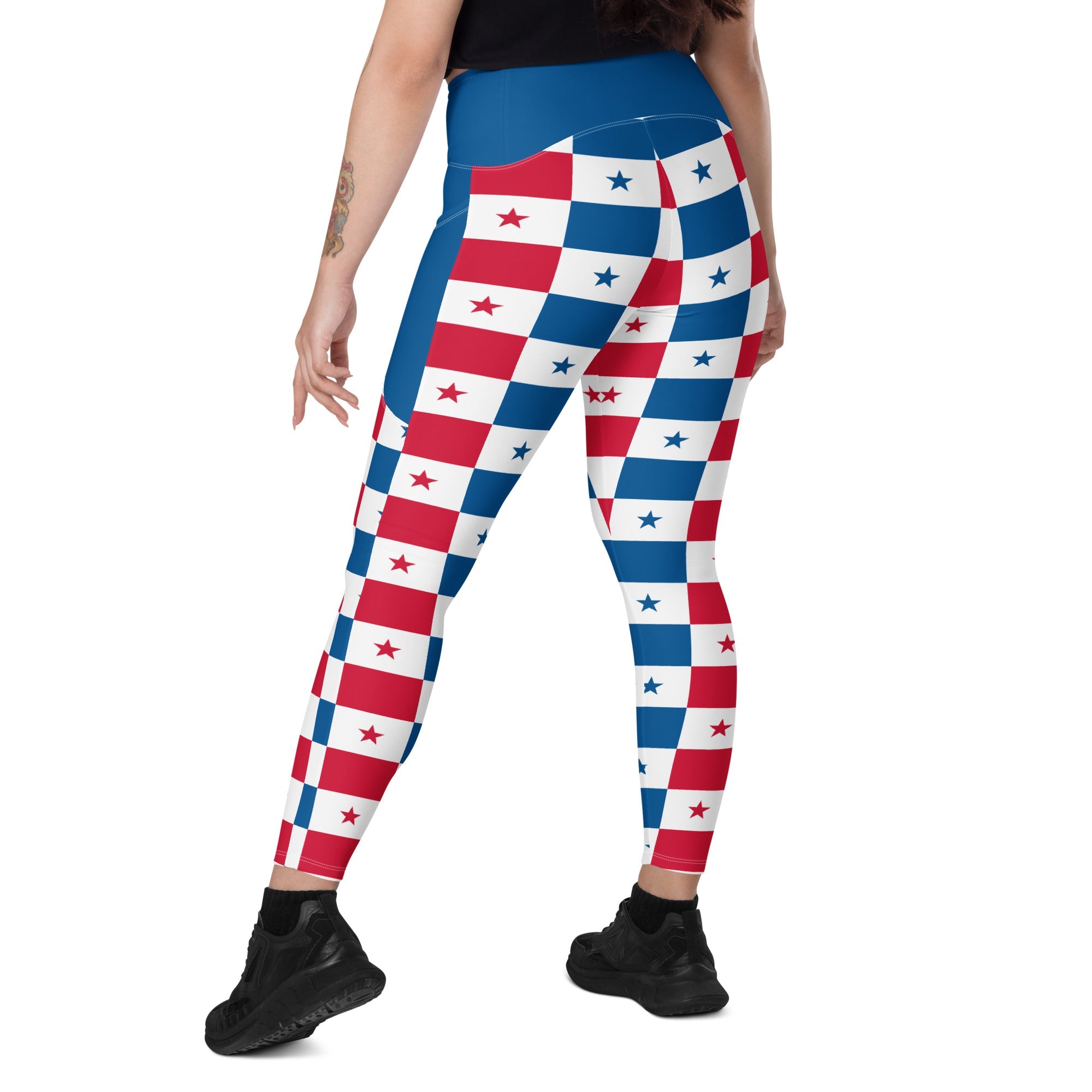 Panama Flag Leggings with pockets - Conscious Apparel Store