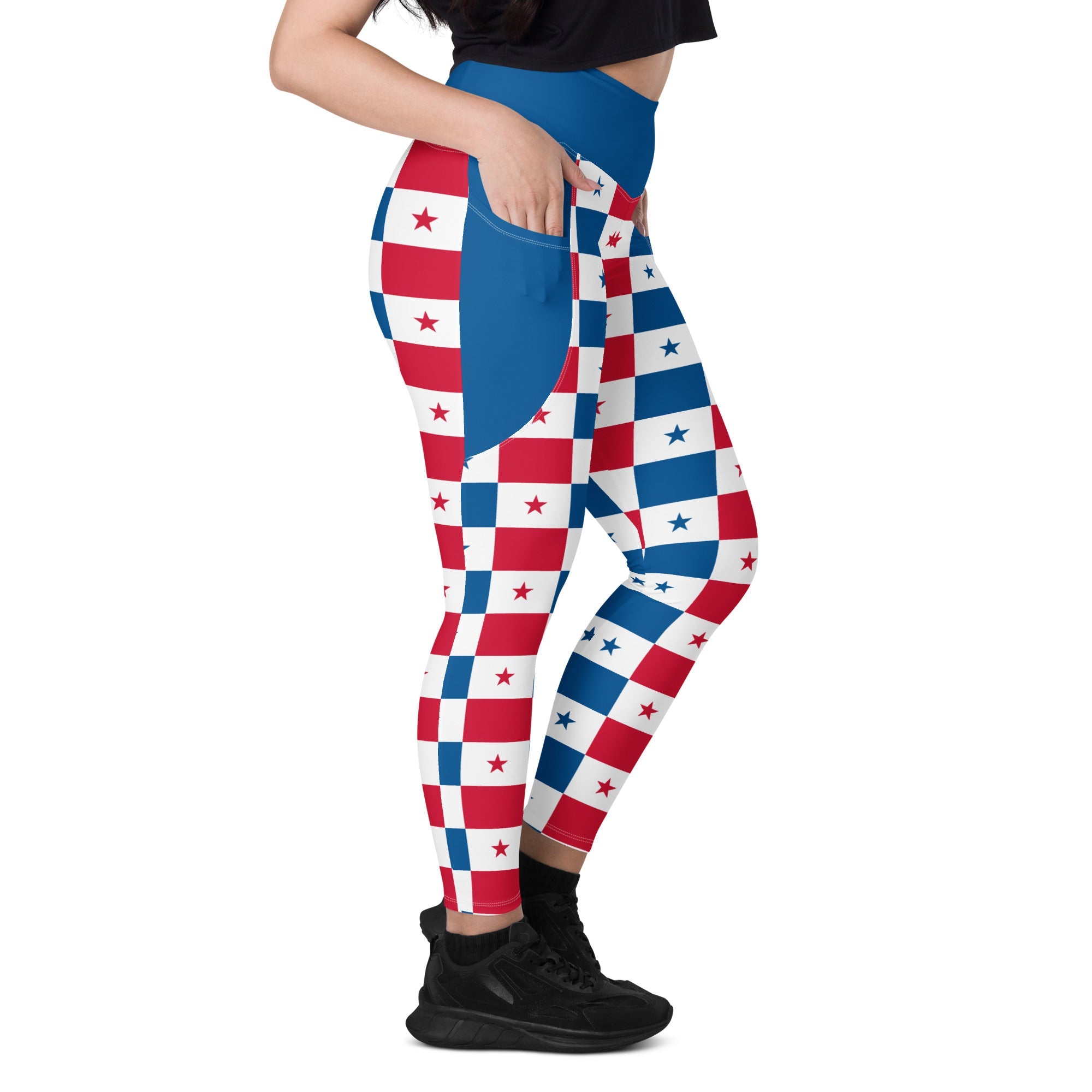 Panama Flag Leggings with pockets - Conscious Apparel Store