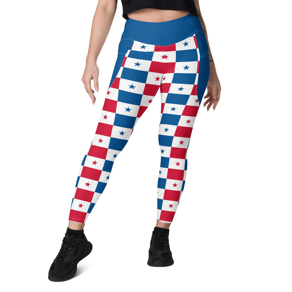 Panama Flag Leggings with pockets - Conscious Apparel Store