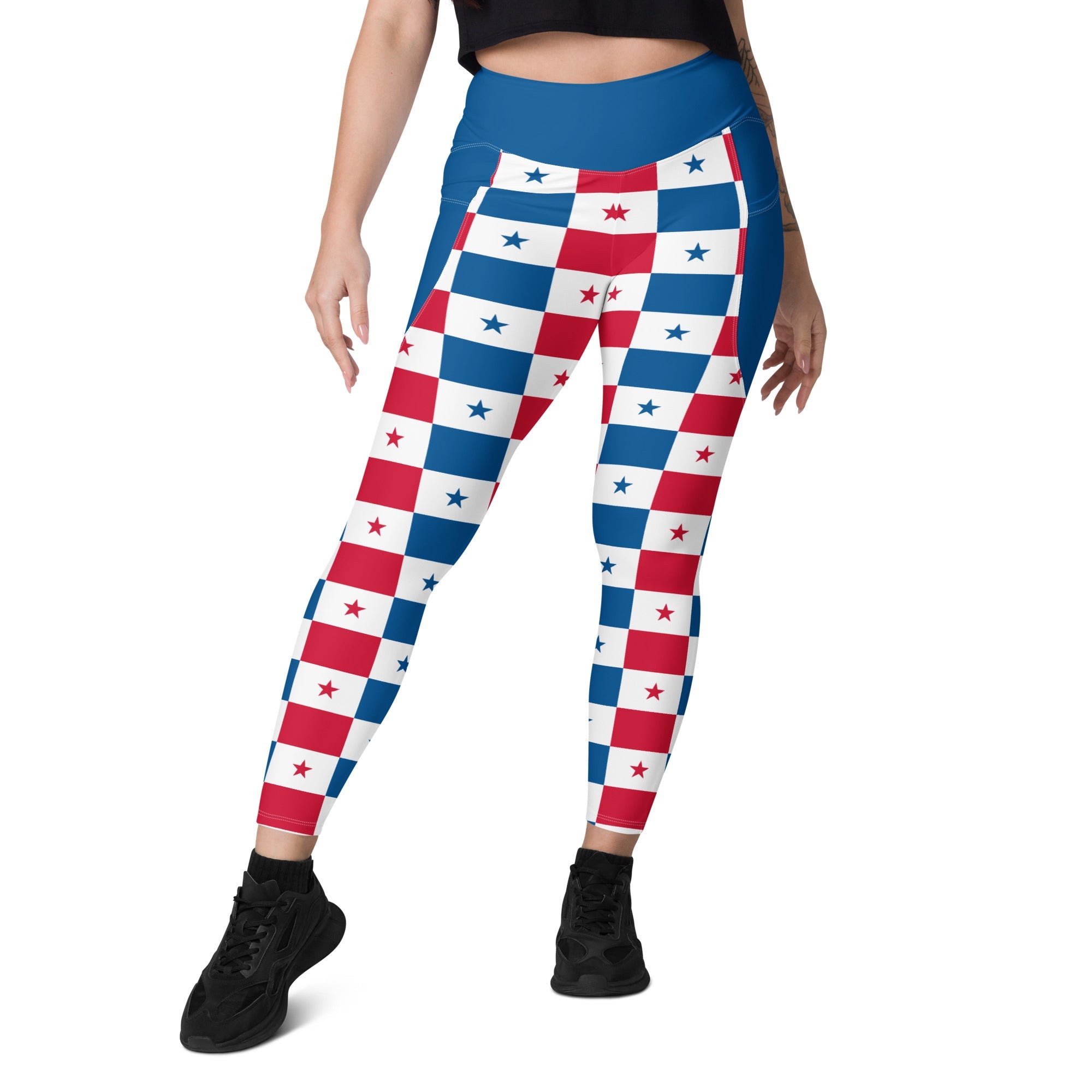 Panama Flag Leggings with pockets - Conscious Apparel Store