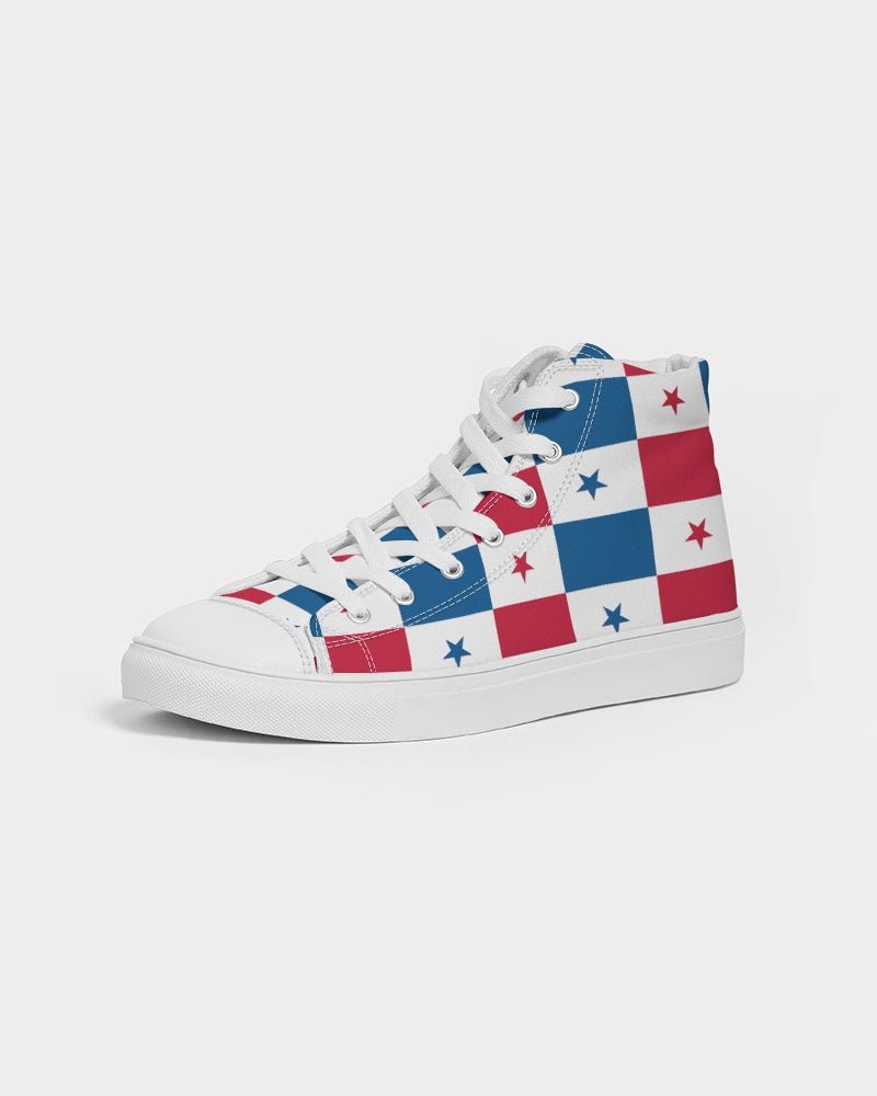Panama Flag Men's Hightop Canvas Shoe - Conscious Apparel Store