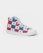 Panama Flag Men's Hightop Canvas Shoe - Conscious Apparel Store
