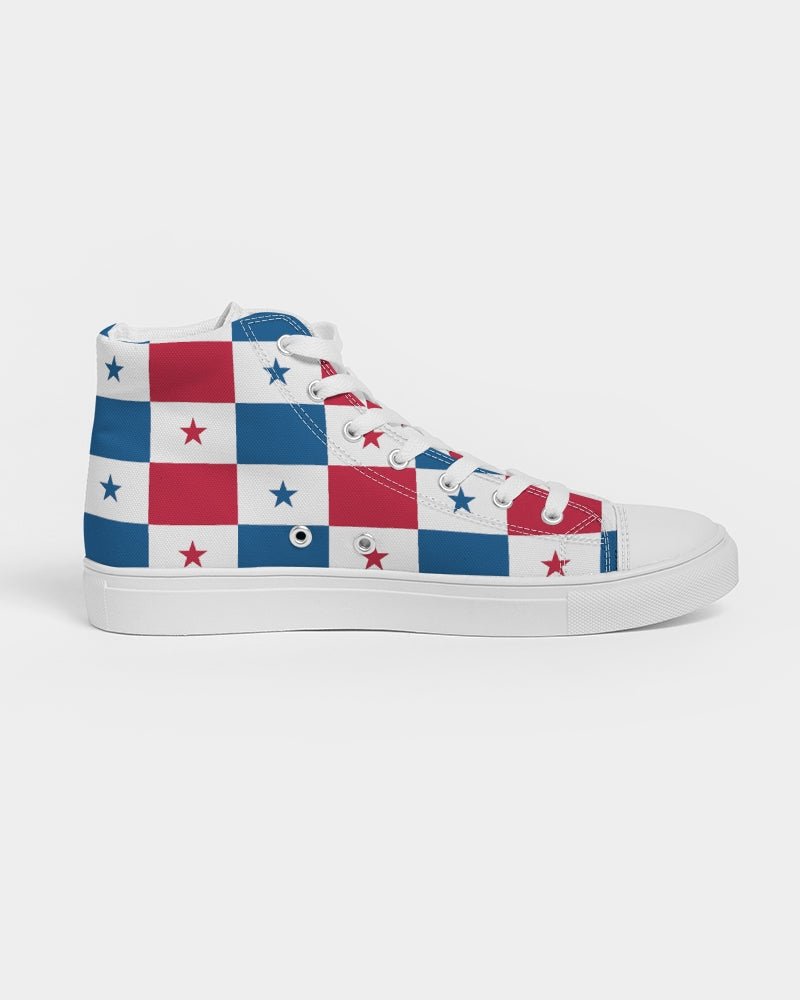 Panama Flag Men's Hightop Canvas Shoe - Conscious Apparel Store
