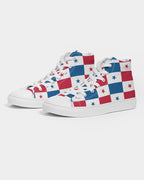 Panama Flag Men's Hightop Canvas Shoe - Conscious Apparel Store